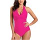 thumbnail image 1 of Traje de baño de una pieza para mujer, cómodo, liso, con almohadilla en el pecho, sin aros, Bikini con escote en V profundo OAVQHLG3B Store lin121212, 1 of 4