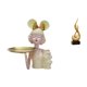 thumbnail image 1 of Figura de chica moderna con llave y llama abstracta, escultura creativa para mueble de TV, mesa, dormitorio, sala de estar, entrada., 1 of 8