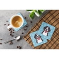 thumbnail image 3 of Carolines Treasures BB1671FC Snowflake Bernese Mountain Dog Foam Coaster Set of 4 3 1/2 x 3 1/2 multicolor, 3 of 3