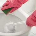 thumbnail image 4 of DEEPCRAFF 5-Pack White Toilet Brushes with Ergonomic Squeeze Handles and Dense Bristles for Effective Bathroom Cleaning, 4 of 8