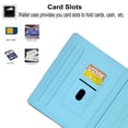 thumbnail image 4 of Universal 8 Inch Tablet Case with Card Holder, Allytech Folio Stand Wallet Pen Holder Case for Galaxy Tab A 8/Tab S2 8.0/ Tab E 8.0/ Onn 8 inch tablet/ Voyager 7 and 7.5-8.5" Tablet, Strawberry Rabbit, 4 of 5