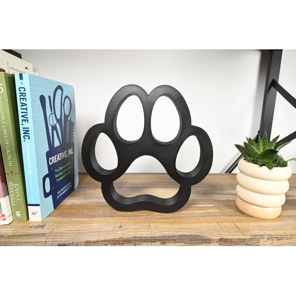 Bold Dog Paw Sculpture, Minimalist Dog Paw Decor, Pet Lover Gift