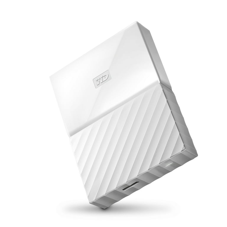 WD 2TB White My Passport Portable External Hard Drive - USB 3.0