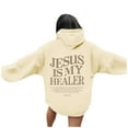 thumbnail image 6 of Christian Hoodies for Women 2025 Long Sleeve Graphic Y2K Jesus Hoodie with Pockets Hooded Sweatshirt Pullover Tops, 6 of 8