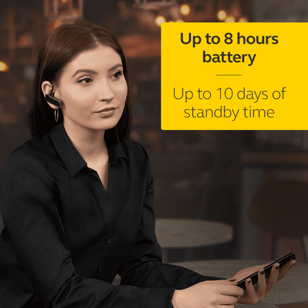 Jabra - Talk 25 Bluetooth Headset - Black