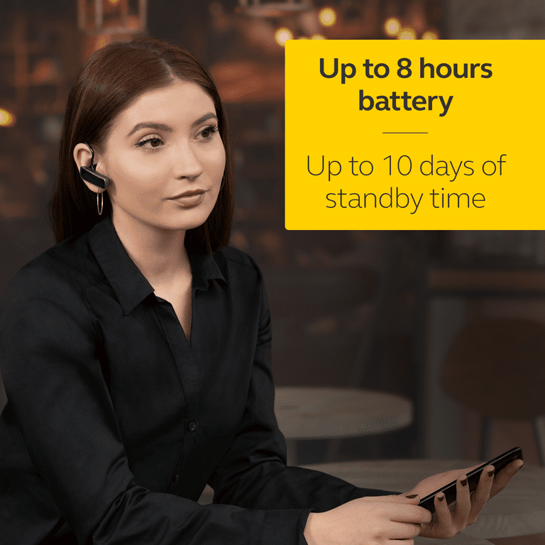 Jabra Talk 25 Bluetooth Wireless Headset High Definition Calls Black