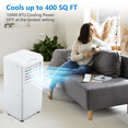 thumbnail image 3 of Aoile 10,000BTU ASHRAE Portable Air Conditioner 3-In-1 Quiet AC Unit Cools Rooms up to 450 Sq.Ft, 3 of 8