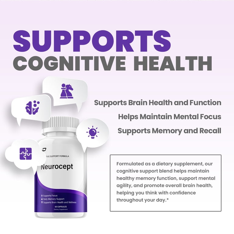 1 Neurocept is the powerful formula that works with your brain to enhance memor