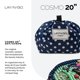 thumbnail image 2 of Organizador de bolsas de cosméticos y maquillaje Lay-n-Go Cosmo, 20 cm, azul marino y verde, 2 of 8