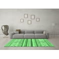 thumbnail image 3 of Ahgly Company Indoor Rectangle Abstract Emerald Green Modern Area Rugs, 5' x 8', 3 of 4