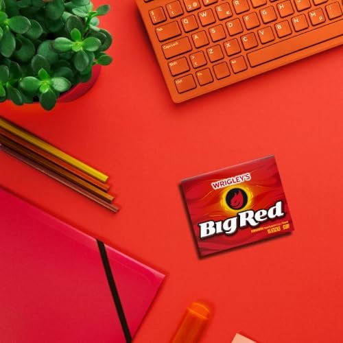 Wrigley's Big Red Flavorful Cinnamon Chewing Gum Multipack, 15