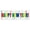 Multicolored, variant on Happy New Year Metallic Fringe Banner, Gold, 7.5" x 5', (2/Pkg)