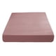 thumbnail image 2 of Protector de colchón de algodón lavable de color rosa, cubierta de sábana de cama individual, sábana resistente al polvo y antideslizante, 2 of 6