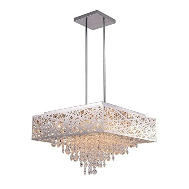 CWI Lighting Eternity Lustre 12 Lumières avec Finition Chromée
