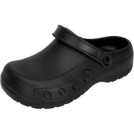 

Men Chef Clogs Slip Resistant Garden Clogs with Arch Support Safety Nursing Shoes Work Shoes Water Oil Resistant for Men Food Service