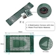 thumbnail image 2 of Jinsinto Prayer Rug Portable Braided Mats Simply Print With Compass In Pouch Travel Home Mat Blanket，blue, 2 of 5