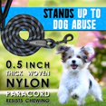 thumbnail image 4 of GHSDFBB Dog Lead with Soft Padded and Anti Slip Comfortable Rope Handle, 5 FT Strong Dog Leads, Highly Reflective Dog Leash for Puppy, Medium and Large Dogs (Black), 4 of 7