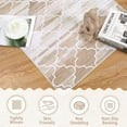 thumbnail image 2 of GlowSol 5' x 7' Washable Rug Geometric Moroccan Area Rug for Dining Room Home Office Non-Slip Stain Resistant Modern Accent Rug Carpet, Brown, 2 of 6