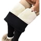 thumbnail image 5 of Leggings con forro polar para mujer, cintura alta, control de barriga, pantalones de yoga suaves y cálidos, mallas de gimnasio de color sólido, 5 of 5
