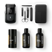 MANSCAPED The Handyman Travel Essentials Includes Compact Face Shaver, Shears 3.0 5-Piece Nail Kit, Underarm Aluminum-Free Deodorant, 3oz Refined Body Wash, 3oz 2-in-1 Shampoo & Conditioner