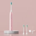 thumbnail image 2 of Fiogavroetic USB Charging Electric Toothbrush, Electric Toothbrush With 2Brush Heads, Smart 5-ModesTimer Electric Toothbrush IPX7 Water-Resistant on Clearance, 2 of 8