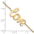 thumbnail image 4 of 14k Yellow Gold Bracelet with station 13 mm 7 in Polished LOVE, 4 of 5
