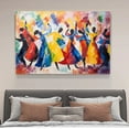 thumbnail image 4 of Abstract Art Modern Decorative Painting Women Dancing Framed Canvas Poster Bedroom Decor Sports Landscape Office Room Decor Gift,Frame-style,12x18inch(30x45cm), 4 of 8
