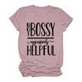 thumbnail image 2 of B91xZ T-Shirts à Manches Longues pour Femmes Coupe Ample Basique Tops Col Rond, Rose XXL, 2 of 4