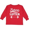 thumbnail image 3 of Inktastic Future Lifter Weightlifting Boys Long Sleeve Toddler T-Shirt, 3 of 5