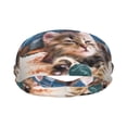 thumbnail image 2 of Easygdp Playful Cat Sports Headband Non Slip Headband Unisex for Head Circumference 19.6 - 22.4 inch, 2 of 9