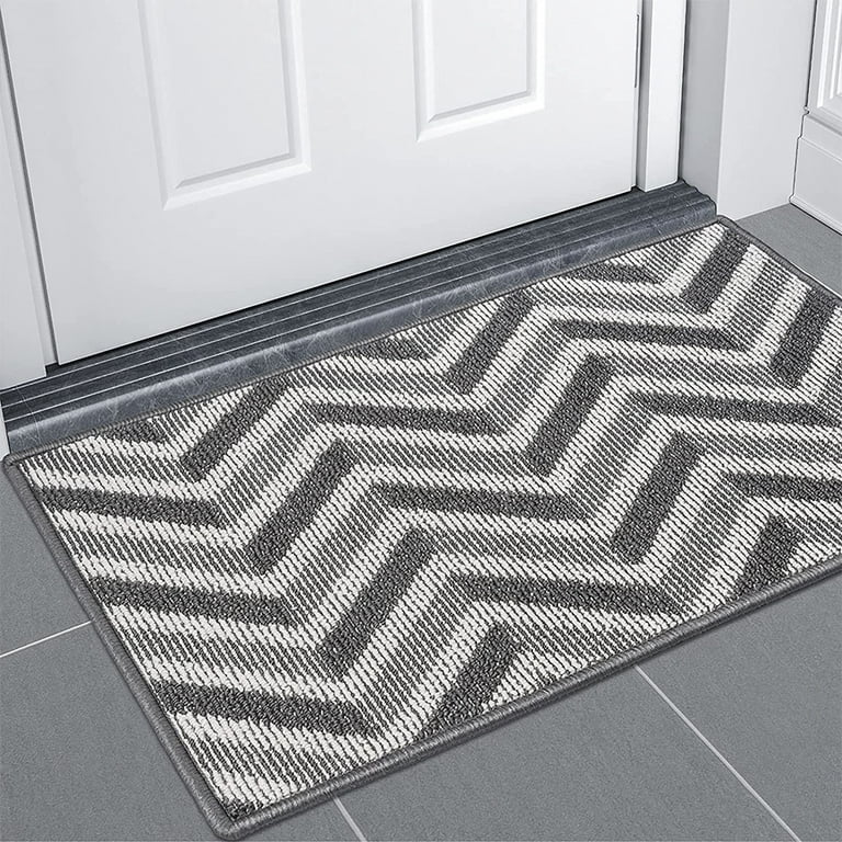 MCOW Area Rug Non Slip 2'x3' Doormat Low Pile Machine Washable Vintage  Rugs, Small Chenille Entryway Mat for Entrance, Hallway, Kitchen and  Bathroom
