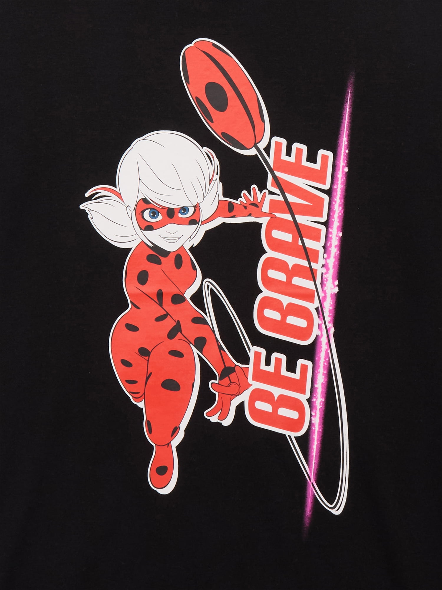 Miraculous Ladybug Girls Short Sleeve Graphic T-Shirt, Sizes 4-16