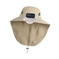 thumbnail image 4 of Sombrero de exterior para niños con ventilador solar, recargable, ajustable, versátil y transpirable. Caqui, 4 of 8