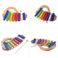 thumbnail image 3 of Amdohai Xylophone en Bois de Pin 8 Notes 3 mm Plaque en Aluminium Colorée avec, 3 of 8
