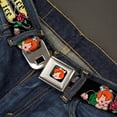 thumbnail image 2 of The Flintstones Belt, Seatbelt Buckle Belt, Pebbles Face Pose Tattoo Banners Nice Ice Baby, 30 to 44 Inches, 2 of 9