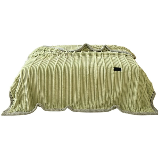 Couverture Jetée en Molleton 120 cm x 200 cm Polyester Couverture de Sieste de Bureau pour Canapé Utilisation pour Climatisation