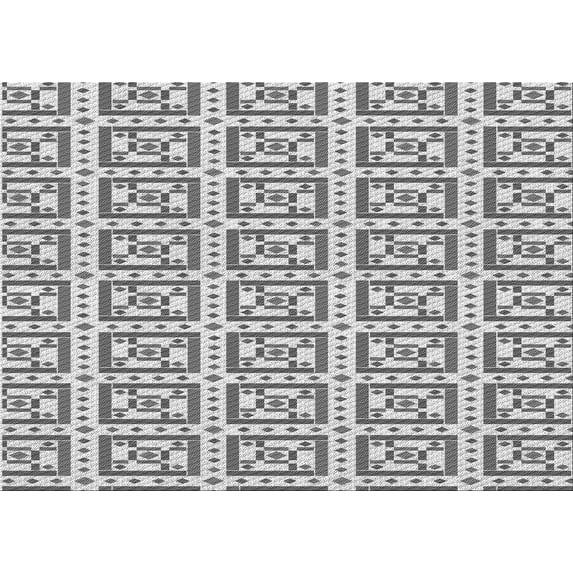 Ahgly Company Indoor Rectangle Patterned Nardo Gray Area Rugs, 8' x 12'