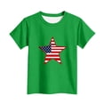 thumbnail image 4 of BFHHYA Youth 4th of July Tee Tops Patriotic Print Crew Neck Short Sleeve Shirts Boys Girls Summer Fashion Tees Shirts 3-15 Years, 4 of 6