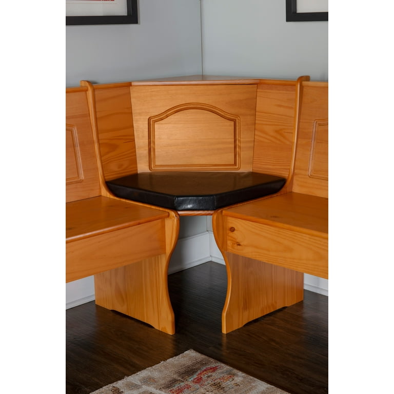 Linon Chelsea Kitchen Dining Room Bench Corner Pads, Indoor