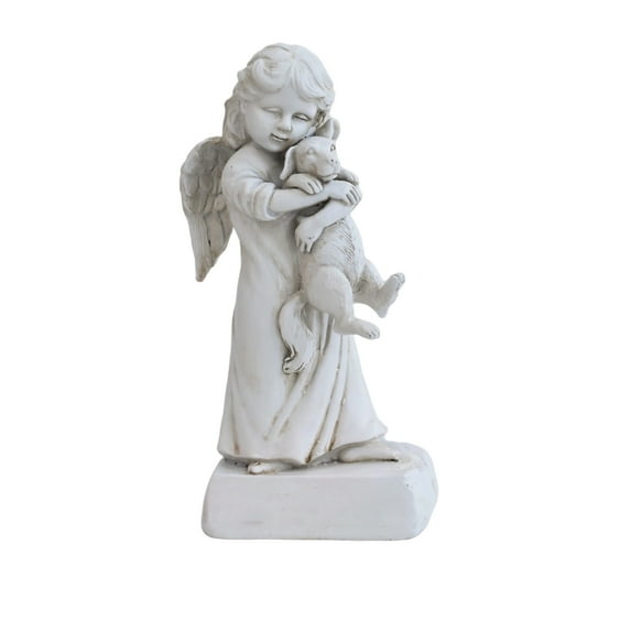 Angel Crafts Ornaments Character Statue Sculpture Home Bedroom Office Decoration Garden Patio Sidewalk Memorial Decorative Gift Intricately Detailed 3D Angel Figurine With