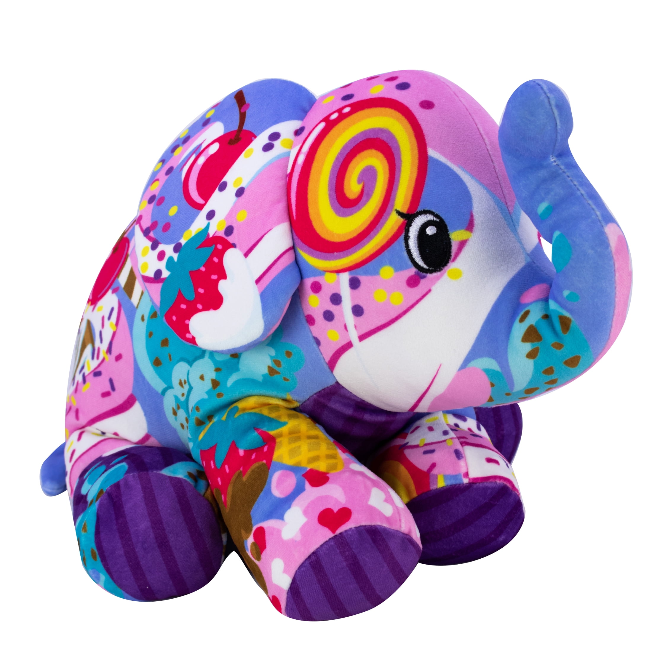 Pop Art Soft 10" Mammoth - Sweetie, the Ultra-Soft, Bean-Filled, Sweet Treat Themed Plush Toy