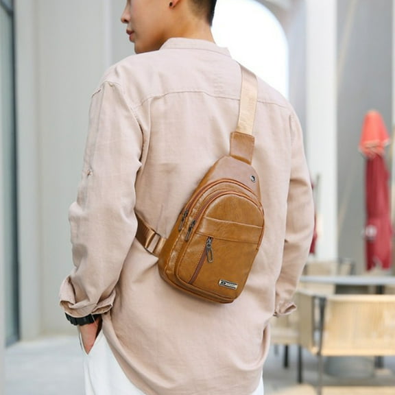 Inerposs Sling Bag, Shoulder Backpack, Chest Pack, Daypack, Hiking and Camping Bag for Men and Women with Earphone Hole