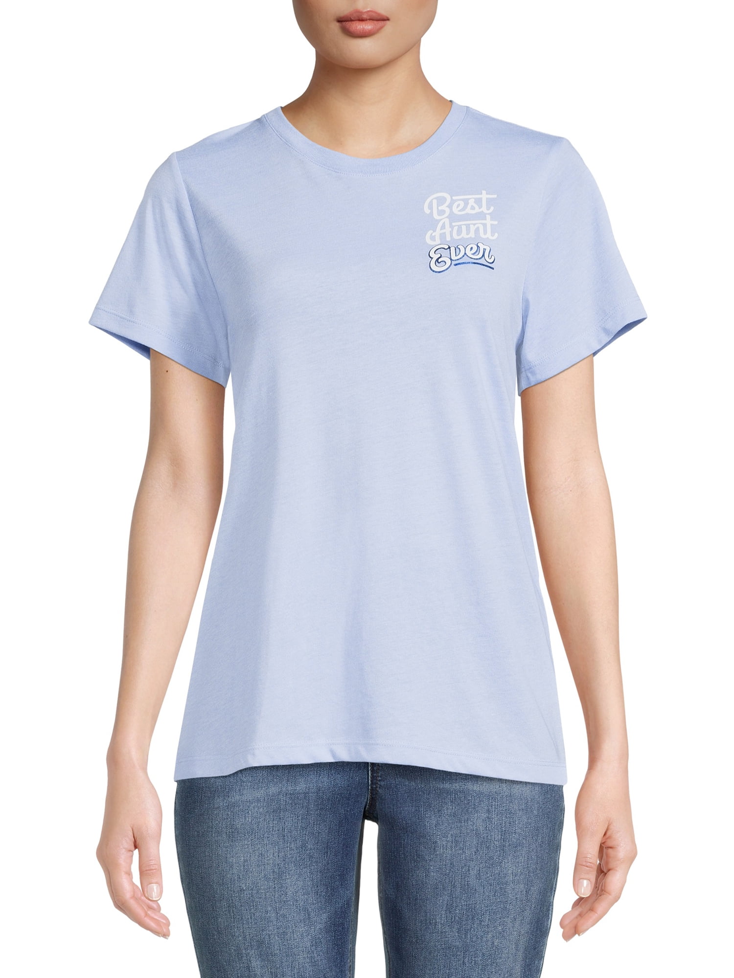 Way to Celebrate Women's Graphic Best Aunt T-Shirt