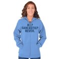 thumbnail image 4 of Me Sarcastic Never Humorous Attitude Zip Up Hoodie Men's Women's Brisco Brands X, 4 of 6