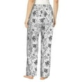 thumbnail image 2 of Bixox Women's Hand Drawn Snake Patterned Pajama Pants Loungewear, 2 of 5