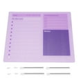 thumbnail image 2 of Calendrier de Bureau en Acrylique, Tableau de Planification Quotidienne Résistant aux Fissures et Réutilisable pour Bureau Maison École avec Support, 2 of 7