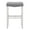 Gray, variant on 29" Inch Upholstered Backless Saddle Seat Counter Stool, Antique White/Gray