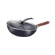 thumbnail image 5 of Hogar de hierro fundido Home Wok Pan restaurante Multipurpose Stovetop utensilios de cocina sartén de aguas fritas para verduras al lento Con tapa de vidrio, 5 of 8