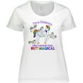 thumbnail image 3 of Inktastic I'm a Omacorn, Like a Normal Oma, but Magical Women's Plus Size T-Shirt, 3 of 5