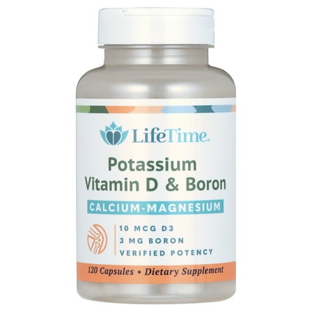 LifeTime Cal Mag with Potassium Vitamin D & Boron 120 Capsule